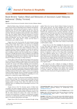 Book Review `Sailors Mind and Memories of Ancestors Land