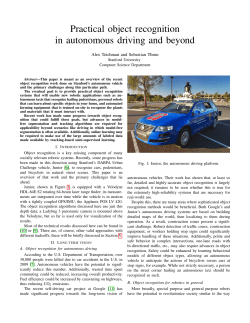 Practical object recognition in autonomous driving and beyond