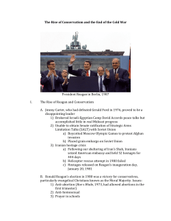 The Rise of Conservatism and the End of the Cold War