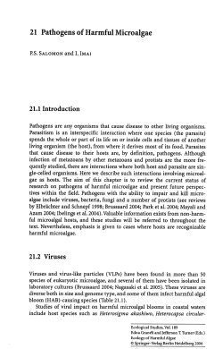 21 Pathogens of Harmful Microalgae
