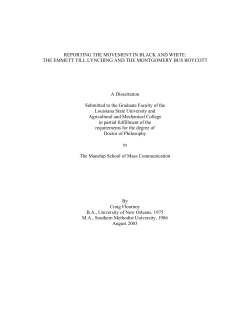 REPORTING THE MOVEMENT IN BLACK AND WHITE