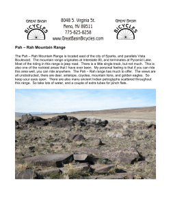 Pah &ndash; Rah Mountain Range