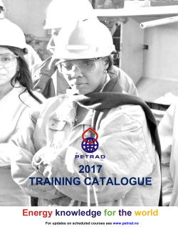 2017 training catalogue