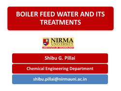 boiler feed water and its treatments