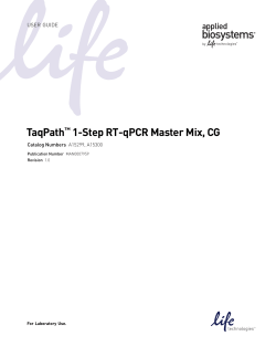 TaqPath&trade; 1-Step RT-qPCR Master Mix, CG
