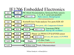 IE1206 Embedded Electronics