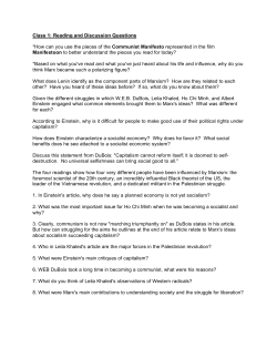 Class 1 - Center for Political Education