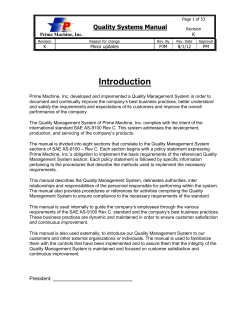 Introduction - Prime Machine, Inc.