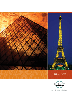 FranCe - Journeys Club Canada