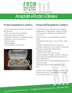 Food Recovery Network Guide