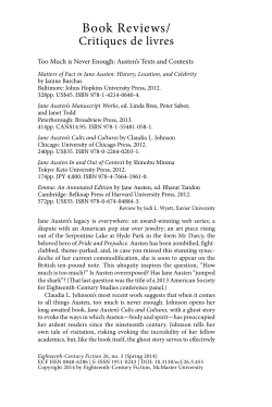 ECF book reviews for issue 26.3 - Eighteenth