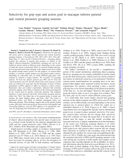 Selectivity for grip type and action goal in macaque inferior parietal