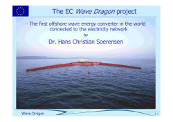 The EC Wave Dragon Projec