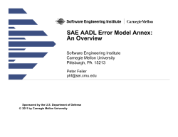 Error Model Annex