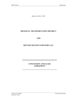 Concession Agreement