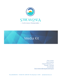 - Stream2Sea