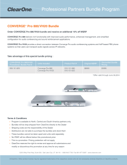 Professional Partners Bundle Program