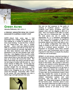 Full Green Acres newsletter