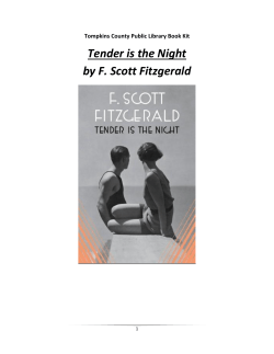 Tender is the Night Book Club Kit