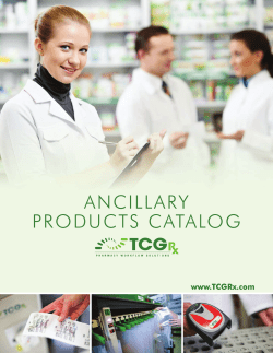 ancillary products catalog