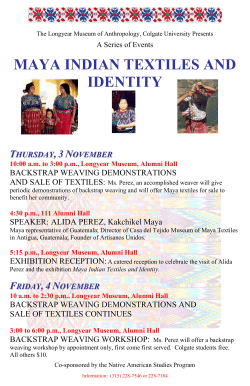 maya indian textiles and identity