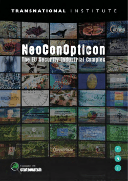 Neoconopticon: the EU security-industrial complex