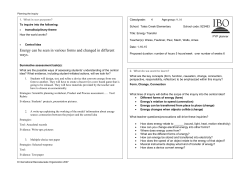 Energy can be seen in various forms and changed in different ways.