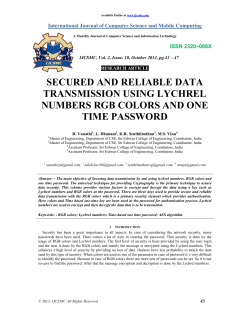 View PDF - International Journal of Computer Science and Mobile