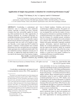 Full Text  - the American Society of Animal Science