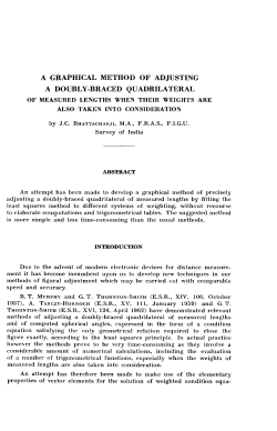 a graphical method of adjusting a doubly