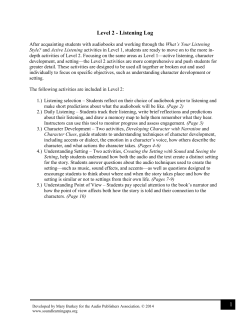 Level 2 - Audio Publishers Association