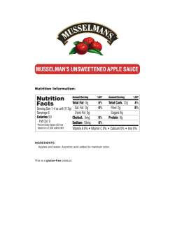 MUSSELMAN`S UNSWEETENED APPLE SAUCE