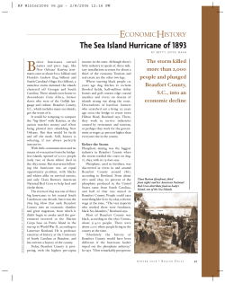 The Sea Island Hurricane of 1893