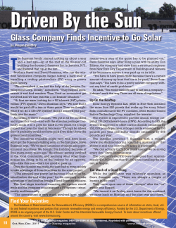 Driven By The Sun - J. Sussman, Inc.
