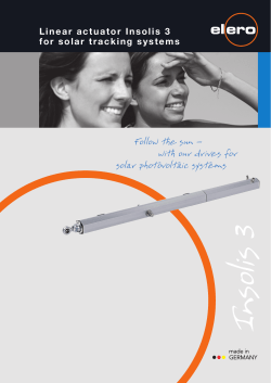 Linear actuator Insolis 3