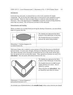 CHM 110/111 - Lewis Structures part 2 - Resonance (r14)