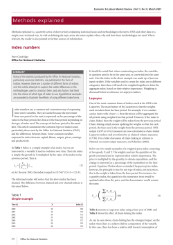 Methods explained - Office for National Statistics