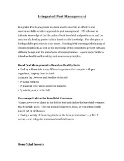 Integrated Pest Management