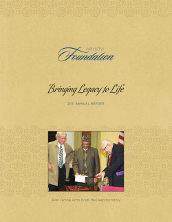 2011 Foundation Annual Report