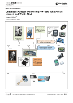 Continuous Glucose Monitoring: 40 Years, What Weve Learned and