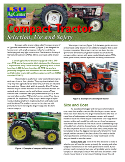 Compact Tractor