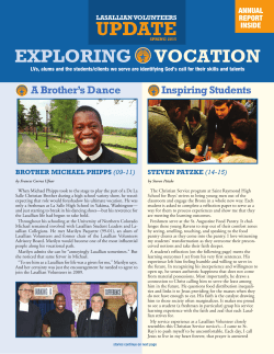 Spring 2015 - Lasallian Volunteers