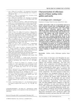 Characterization of reflectance spectra of lunar analog rocks: gabbro