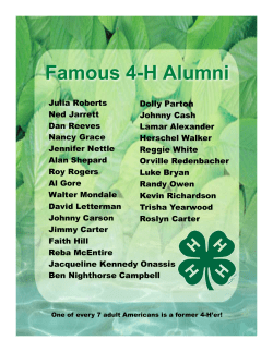 Famous 4-H Alumni