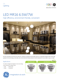 LED MR16 6.5W-7W