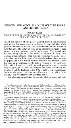The Canterbury Tales - Manchester eScholar