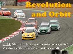 Left Side: What is the difference between a rotation and a revolution
