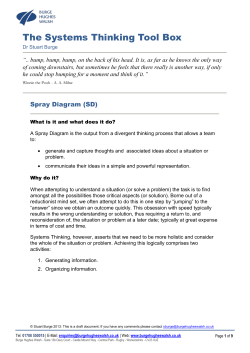 Spray Diagram - Burge Hughes Walsh
