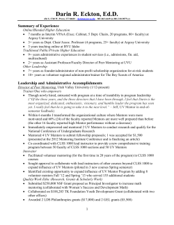 Darin R. Eckton, Ed.D. - Utah Valley University