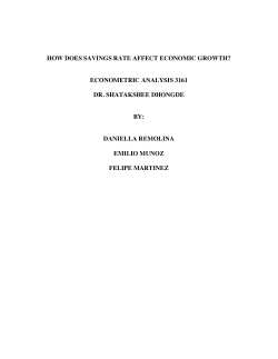 HOW DOES SAVINGS RATE AFFECT ECONOMIC GROWTH